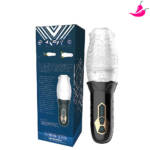 Masturbador Masculino Tornado - Estimulação Rotativa com 5 Níveis e 10 Modos Vibratórios