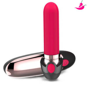 Estimulador de Clitóris Formato Batom - 10 Modos de Vibração