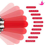 Estimulador de Clitóris Formato Batom - 10 Modos de Vibração