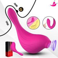 Vibrador e Sugador Estimulador de Clitóris c/ Ondas de Pressão - Bird Fly