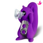 Vibrador Esquilo Kiss Toy Miss UU - Vibrador Feminino e Sugador de Clitóris