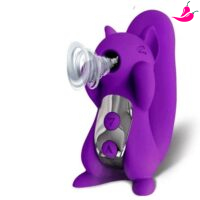 Vibrador Esquilo Kiss Toy Miss UU - Vibrador Feminino e Sugador de Clitóris
