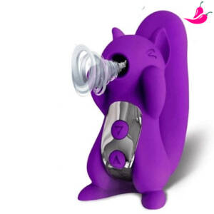 Vibrador Esquilo Kiss Toy Miss UU - Vibrador Feminino e Sugador de Clitóris