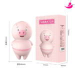 Love Porquinho - Vibrador Simulador de Sexo Oral com Língua e 6 Níveis de Estimulação