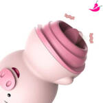 Love Porquinho - Vibrador Simulador de Sexo Oral com Língua e 6 Níveis de Estimulação