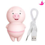 Love Porquinho - Vibrador Simulador de Sexo Oral com Língua e 6 Níveis de Estimulação