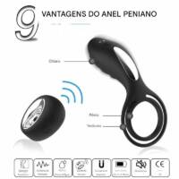 Love Ring Anel Peniano com Vibrador por Controle Remoto