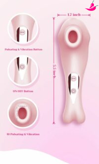 Vibrador e Sugador de Clitóris Luxury Love Whale