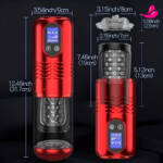 Masturbador Automático Giratório - 5 Telescópios