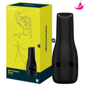 Satisfyer Men Classic - Masturbador em Cyberskin que Imita a Sensação da Pele à Prova D’Água