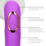 Simulador de Sexo Oral com Língua e Ventosa