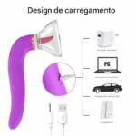 Simulador de Sexo Oral com Língua e Ventosa