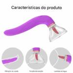 Simulador de Sexo Oral com Língua e Ventosa