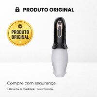 Masturbador Masculino Tornado - Estimulação Rotativa com 5 Níveis e 10 Modos Vibratórios
