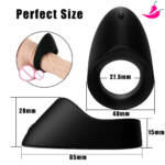 Anel Peniano com 20 Modos Vibratórios em Silicone Macio - Ring Couples