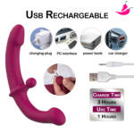 Roxy - Vibrador Duplo Casal Lésbico