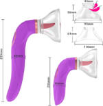 Simulador de Sexo Oral com Língua e Ventosa
