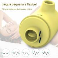 Sugador de Clitóris e Simulador de Sexo Oral - Boo