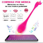 Vibrador Feminino de Ponto G e Clitóris com Controle a Remoto Bluetooth - Lola