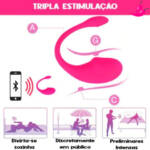 Vibrador Feminino de Ponto G e Clitóris com Controle a Remoto Bluetooth - Lola