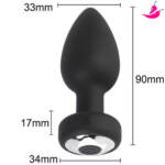 Vibrador Anal Plug - 10 Modos