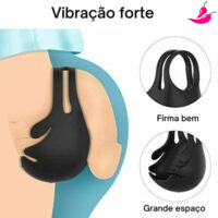 Vibrador Testicular Anel Peniano