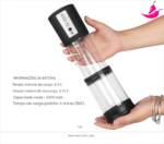 Bomba Peniana Elétrica Recarregável com 3 Níveis de Sucção – Estimulador Masculino