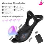 Anel peniano com Estimulador de Clitóris