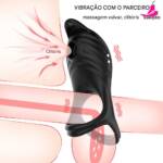 Anel peniano com Estimulador de Clitóris