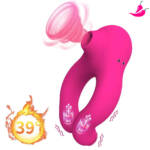 Anel Peniano com Sugador de Clitóris e Aquecimento - BanRing