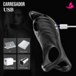 Anel peniano com Estimulador de Clitóris