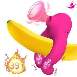 Anel Peniano com Sugador de Clitóris e Aquecimento - BanRing