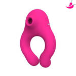 Anel Peniano com Sugador de Clitóris e Aquecimento - BanRing
