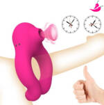 Anel Peniano com Sugador de Clitóris e Aquecimento - BanRing