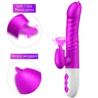 BigLove FOX - Vibrador Rabbit Consolo Vai e Vem com Simulador de Sexo Oral
