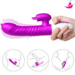 BigLove FOX - Vibrador Rabbit Consolo Vai e Vem com Simulador de Sexo Oral