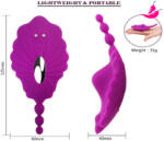 Calcinha Vibratória Estimuladora de Clitóris e Ânus com Controle Remoto