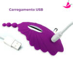 Calcinha Vibratória Estimuladora de Clitóris e Ânus com Controle Remoto