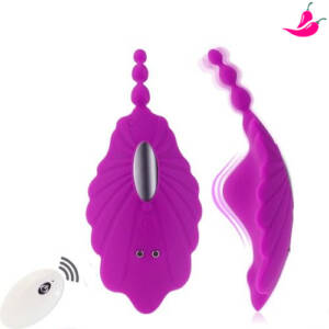 Calcinha Vibratória Estimuladora de Clitóris e Ânus com Controle Remoto