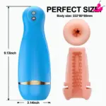 Masturbador Garganta Profunda - 10 Modos de Vibração