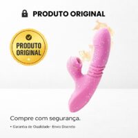Vibrador de Ponto G Vai e Vem & Sucção - Olivia DIBE