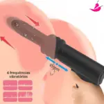 Pistola Consolo Automático Vai e Vem Estimulação & Penetração Intensa