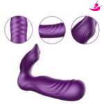 Vibrador Vai-Vem e Estimulação Clitoriana com Controle Remoto