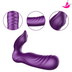 Vibrador Vai-Vem e Estimulação Clitoriana com Controle Remoto