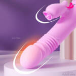 Sense Pleasure - Vibrador Rabbit Vai e Vem Ponto G e Simulador de Sexo Oral Clitóris