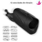 Masturbador Masculino Super Sônico com 10 Níveis de Estímulos