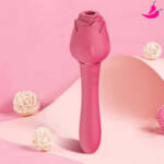 Sugador de Clitóris & Vibrador Interno - Rosê