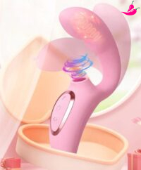 Vibrador com Estimulo no Ponto G e Sugador de Clitóris - Sunbabe