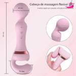 Varinha Mágica Orgástica com Estimulação de Clitóris e Ponto G - Love Orgasms