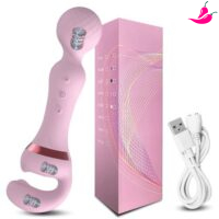 Varinha Mágica Orgástica com Estimulação de Clitóris e Ponto G - Love Orgasms